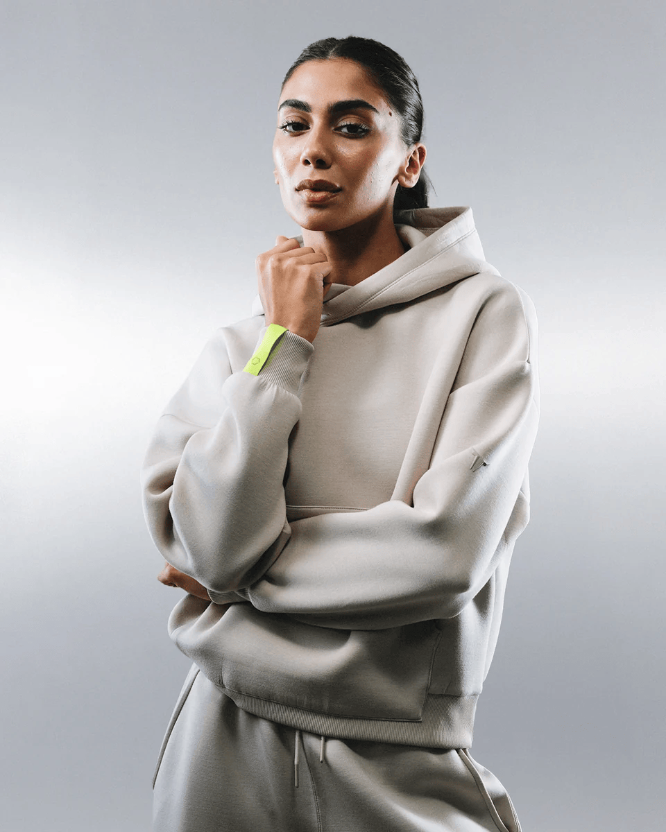 Image of the Neotech Spacer Crop Hoodie Gym Clothes SQUATWOLF
