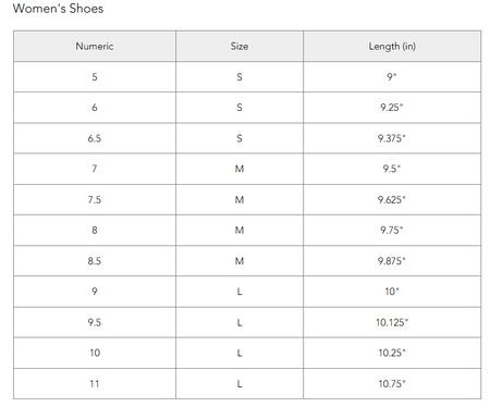 American Eagle women Shoes size guide