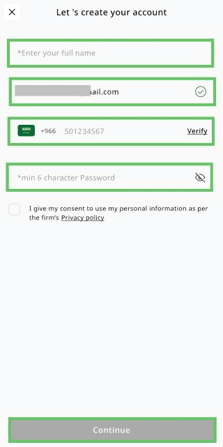 Creating an Account on Styli App