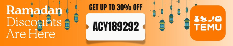 Temu Special Discount Code active in Jordan and Morocco